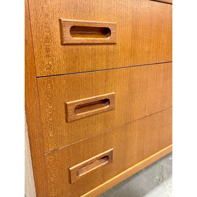Danish Mid Century Modern Teak Credenza | Low Sideboard, Compact Apartment Size, Denmark, C. 1960’s For Sale - Image 11 of 12