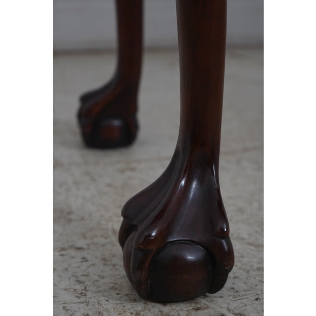 Wellington Hall Ball & Claw Mahogany Console Table For Sale - Image 10 of 12