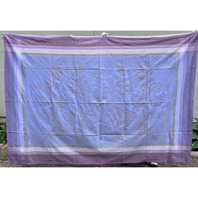 French Provincial Contemporary Garnier-Thiebaut Tablecloth For Sale - Image 3 of 4