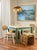 White Matthew Izzo Home Monroe White Wood Woven Back and Rush Seat Dining Chair For Sale - Image 8 of 8