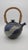 Studio Pottery Mid 20th Century Studio Pottery Teapot with Bentwood Handle and Cobalt Drip Glaze For Sale - Image 4 of 9
