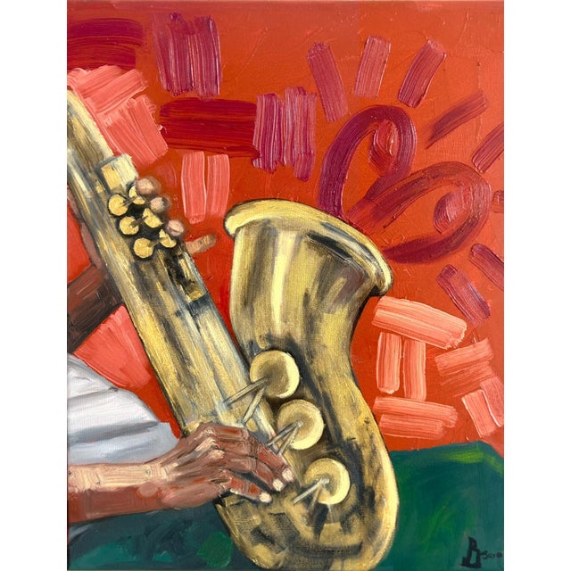 African Assemby, Oil on Canvas, Seromo Okoro, (2026) For Sale - Image 3 of 5