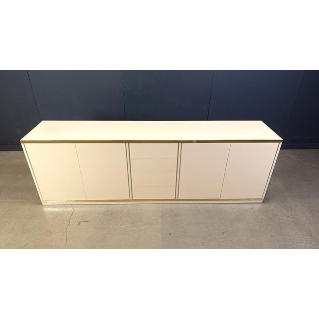 Vintage Lacquered Sideboard, 1980s For Sale - Image 10 of 11