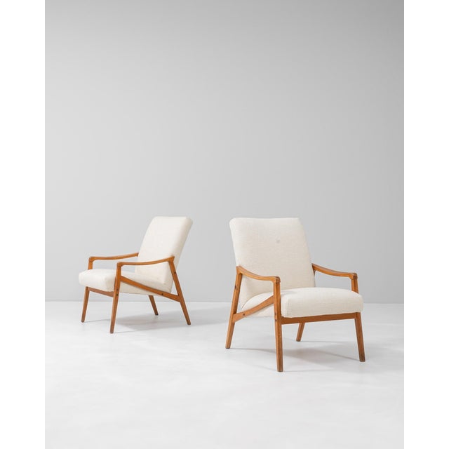 1960s Czech Upholstered Armchairs By Jiri Jiroutek - A Pair For Sale - Image 18 of 18