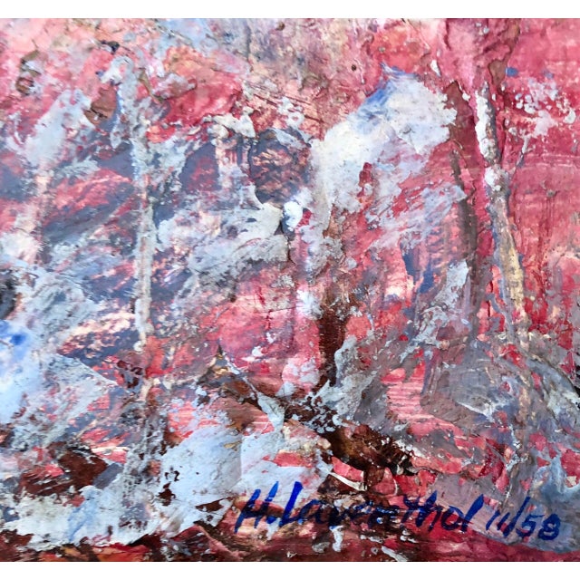 Hank Laventhol, Family Portrait, Large Surrealist Oil Painting Mother, Children, Neo Surrealism, 1958 For Sale - Image 4 of 8