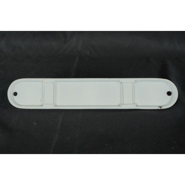 Vintage European Cast Iron Triple Hook Wall Rack For Sale - Image 10 of 12