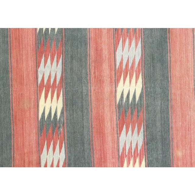 Authentic hand-woven kilim from the Maimana tribes of Northern Afghanistan, crafted with wool on wool foundation. This...