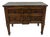 1980s Ethan Allen Tuscany Marble Top Console Table For Sale