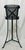 Metal Mid Century French Style Green Metal Mesh Planter & Tripod Plant Stand, in the Manner of Mathieu Matégot, C. 1950s For Sale - Image 7 of 12