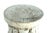Wood 1940's Carved European Acanthus Leafs Plant Stand/Weathered White/38" For Sale - Image 7 of 7