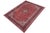 This Persian Kashan rug is a vintage antique-inspired, hand knotted wool piece in red and blue, crafted by skilled...