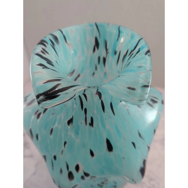 Vintage MCM Murano Style Large Glass Vase Woman's Torso For Sale - Image 6 of 6
