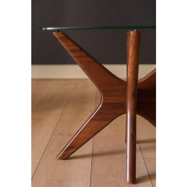 Craft Associates Pair of Mid Century Modern Adrian Pearsall Walnut Jacks End Tables For Sale - Image 4 of 10