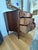 Cinnamon Antique Burled Walnut and Inlaid Marquetry Dresser Chest of Drawers For Sale - Image 8 of 10