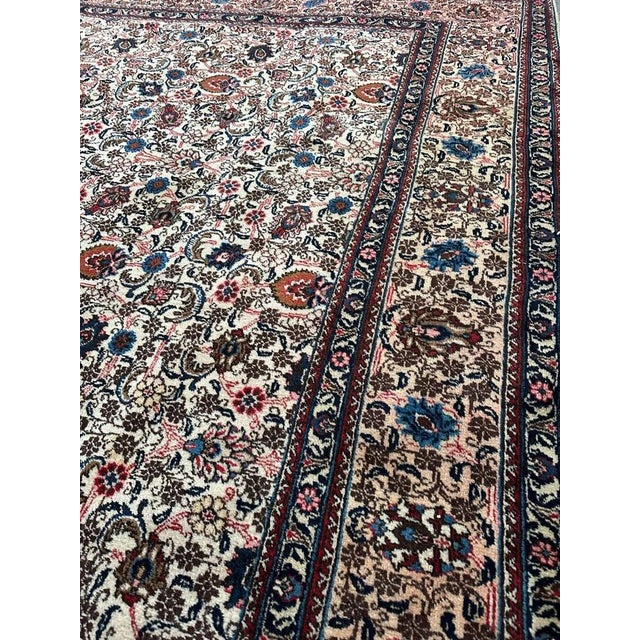 Large Vintage Mashhad Rug, 1970s For Sale - Image 11 of 18