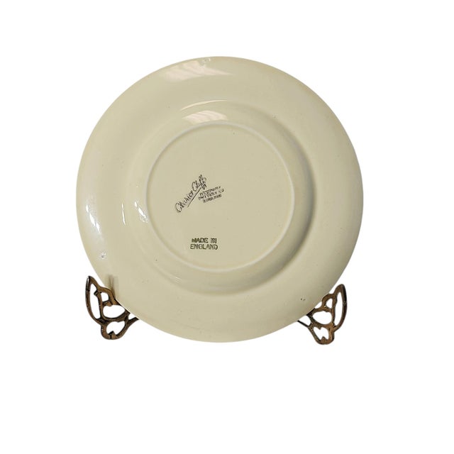 Newport Pottery 1930s Clarice Cliff Newport Pottery Side Plates - Set of Five For Sale - Image 4 of 5