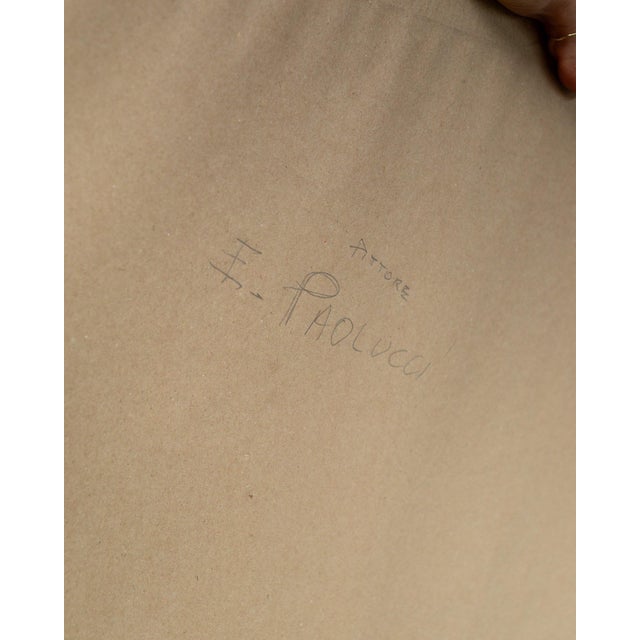 Enrico Paolucci, Beach Motif, 20th Century, Vintage Lithograph For Sale - Image 10 of 12