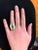 Gemstone 1990s Emerald, Diamond and White Enamel Cocktail Ring, Size 7.25 For Sale - Image 7 of 8