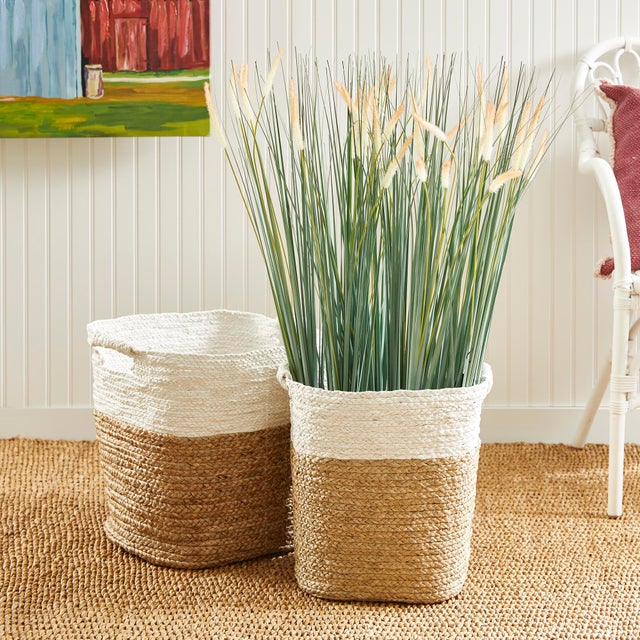 Early 21st Century Madura Rectangular Baskets, Set Of 2 For Sale - Image 5 of 8