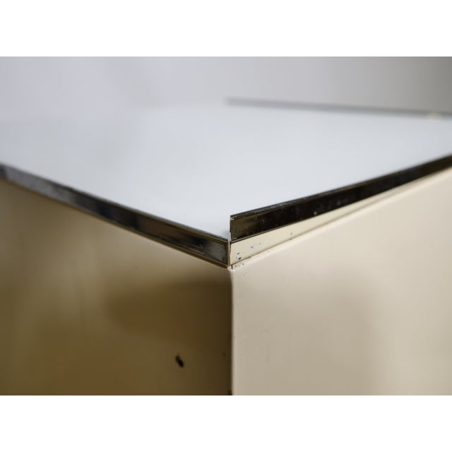 Beige Metal Rolling Dental Cabinet with Drawers from Baisch, 1950s For Sale - Image 8 of 10