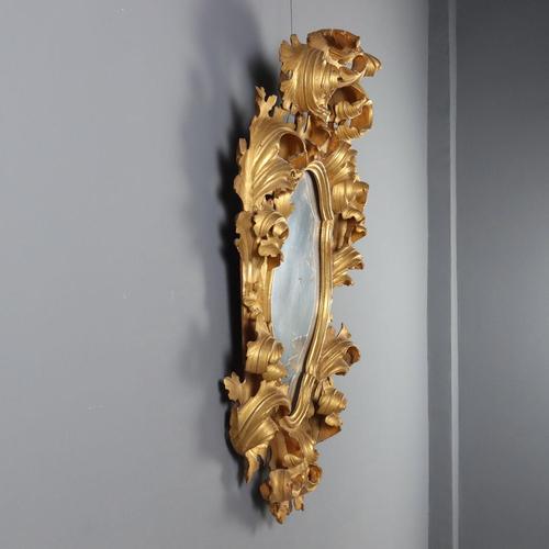 Large Baroque Style Mirror For Sale - Image 10 of 14