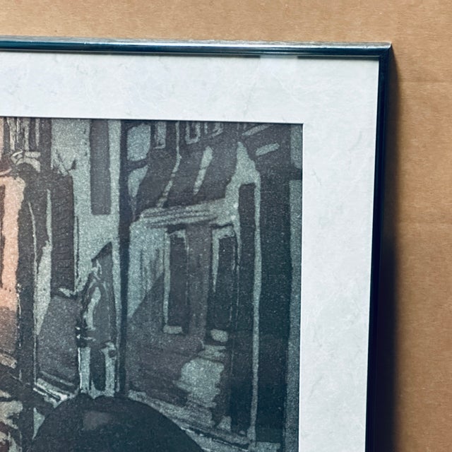 Original vintage festival poster from Venice Italy Visible text in bottom right corner reads: "1992 Venezia Il Carnevale...