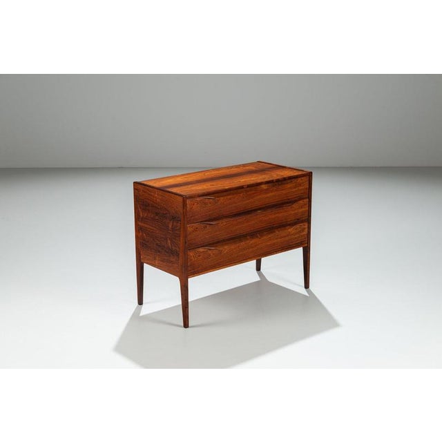 1960s Chest of Drawers in Rosewood by Kai Kristiansen for Aksel Kjersgaard, Denmark, 1960 For Sale - Image 5 of 13
