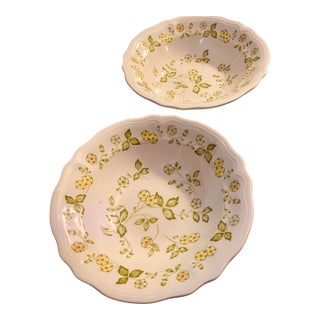 1960s Large Ceramic Bowls Federalist. Ironstone Dishware - a Pair For Sale