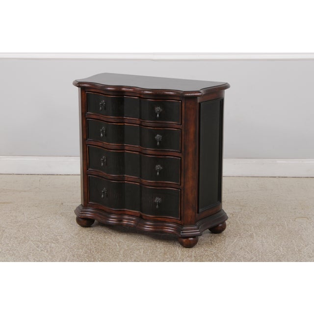 Ethan Allen Ethan Allen 4 Drawer Serpentine Chest Commode For Sale - Image 4 of 16