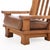 Wood A Pair of French Heavy Oak Brutalist Style Open Arm Chairs, C. 1960. For Sale - Image 7 of 7