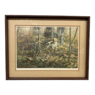 Robert Abbett Hasty Exit Lithograph, Signed For Sale