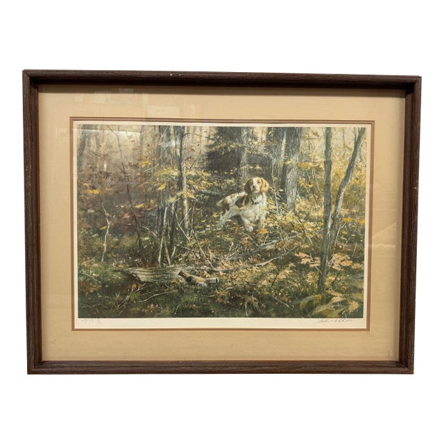 Robert Abbett Hasty Exit Lithograph, Signed For Sale