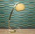 Space Age Adjustable Arc Floor Lamp in Gold Chrome Plating with Acrylic Glass Shade from Sölken Leuchten, 1970s For Sale - Image 14 of 14