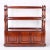 Impressive William IV English etagere or server with a cabinet below, hand crafted in well grained mahogany having two...