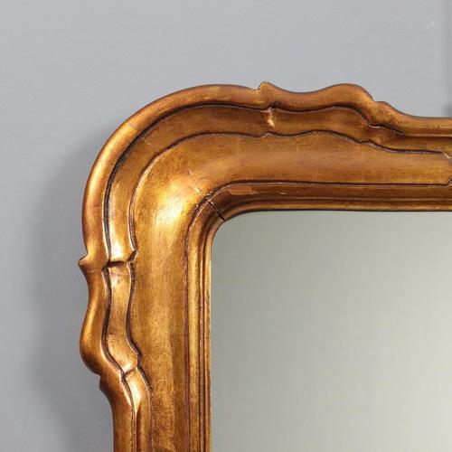 Gilded Wooden Mirror For Sale - Image 3 of 9