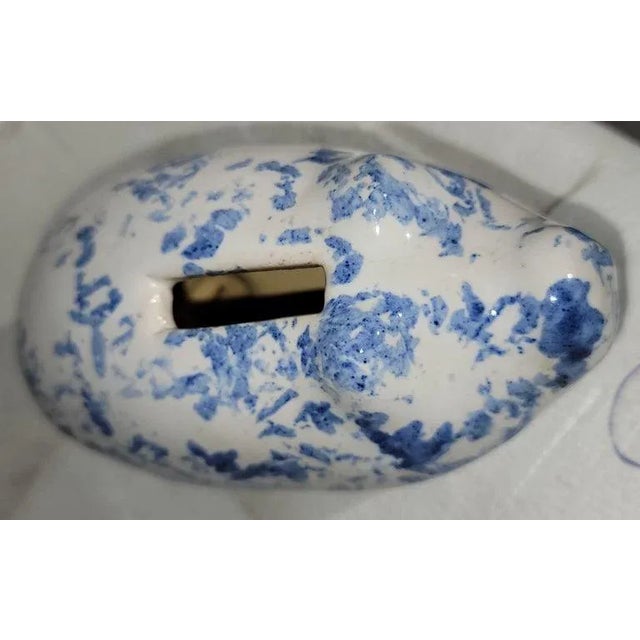 Rustic 20th Century Sponge Ware Piggy Bank For Sale - Image 3 of 5