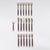 Modern Brass and Wood Cutlery Set by Carl Cohr, 1960s, Set of 19 For Sale - Image 12 of 12