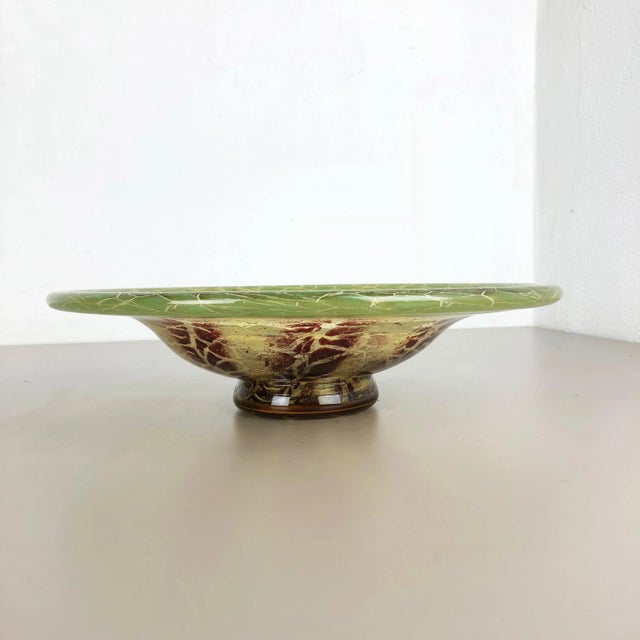 Vintage German Glass Bowl by Karl Wiedmann for WMF For Sale - Image 10 of 14