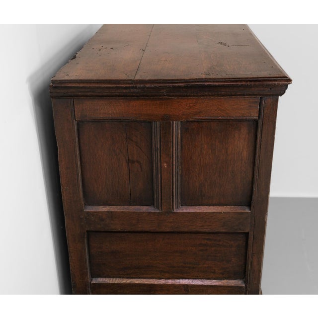 Antique William and Mary Jacobean Joined Oak Provisional Chest of Drawers, 1690 For Sale - Image 16 of 18