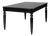 Black Lacquer Walnut Dining Table For Sale