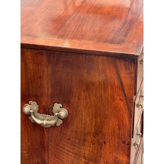 Early 19th Century English Mahogany Campaign Kneehole Desk For Sale - Image 10 of 12