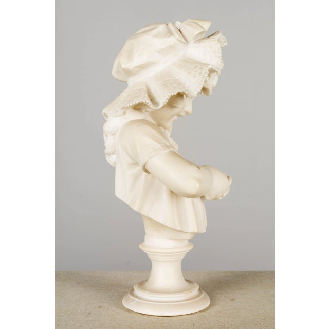 19th Century Pietro Giorgi Sculpture of Girl Peeling an Orange For Sale - Image 4 of 11