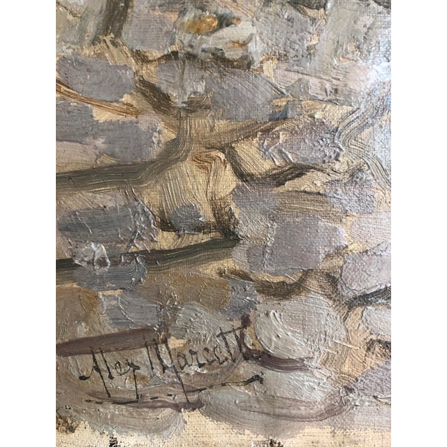 Alexandre Marcette, Fête de Village avec Collectionneur de Broussailles, Oil on Canvas For Sale - Image 3 of 9