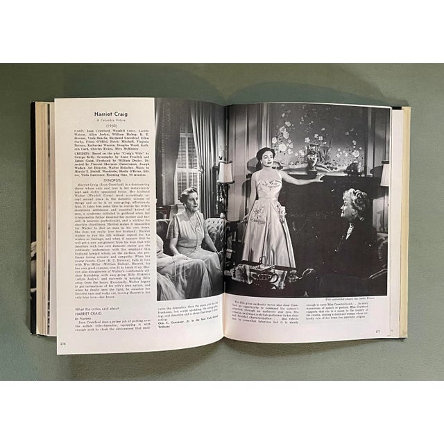 Black 1970s The Films of Joan Crawford Hardcover Book For Sale - Image 8 of 11
