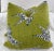 2020s Zebra Chenille in Lime 22" Pillows-A Pair For Sale - Image 5 of 5