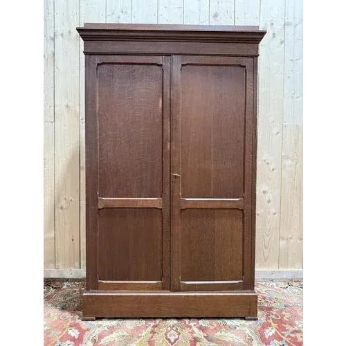 Wood Oak Cardboard Box Cabinet, 1900s For Sale - Image 7 of 7