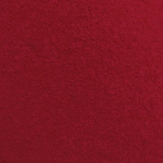 Transitional Holland & Sherry Chamonix Wool in Scarlet Designer Fabric by the Yard For Sale