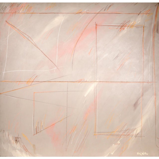 More Afterthoughts 4 Nick Wallis Year: circa 1980 Size: 60 in. x 60 in. Acrylic on Canvas, signed l.r.