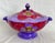 STUNNING One-of-a-kind whimsical lidded porcelain tureen signed by the creative French artist, Soizick de la Brugiere...