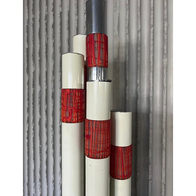 1960s Glass Vanessa Floor Lamp by Angelo Brotto for Esperia, Italy, 1960s For Sale - Image 5 of 10